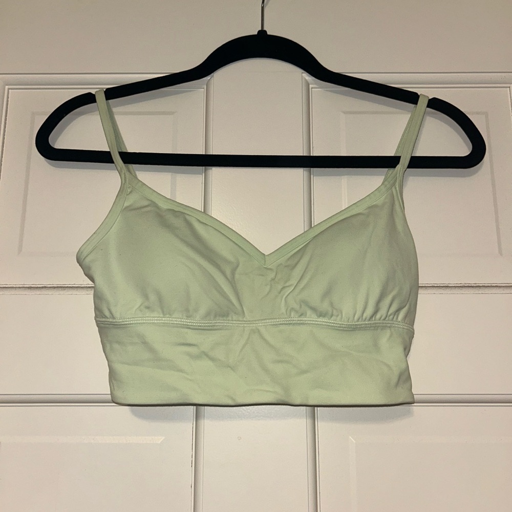 Kohlrabi Green Lululemon Align Sweetheart Bra Light Support, A/B Cup
